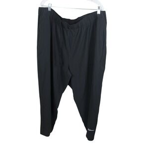 NWt Nike Dri-FIT Womens Black Running Training Pants Tapered 2X Plus Size